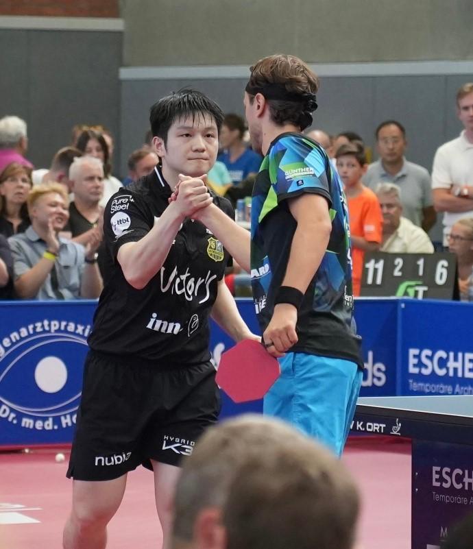 体育彩票-樊振东3-1战胜泽利科，收获德甲首场胜利