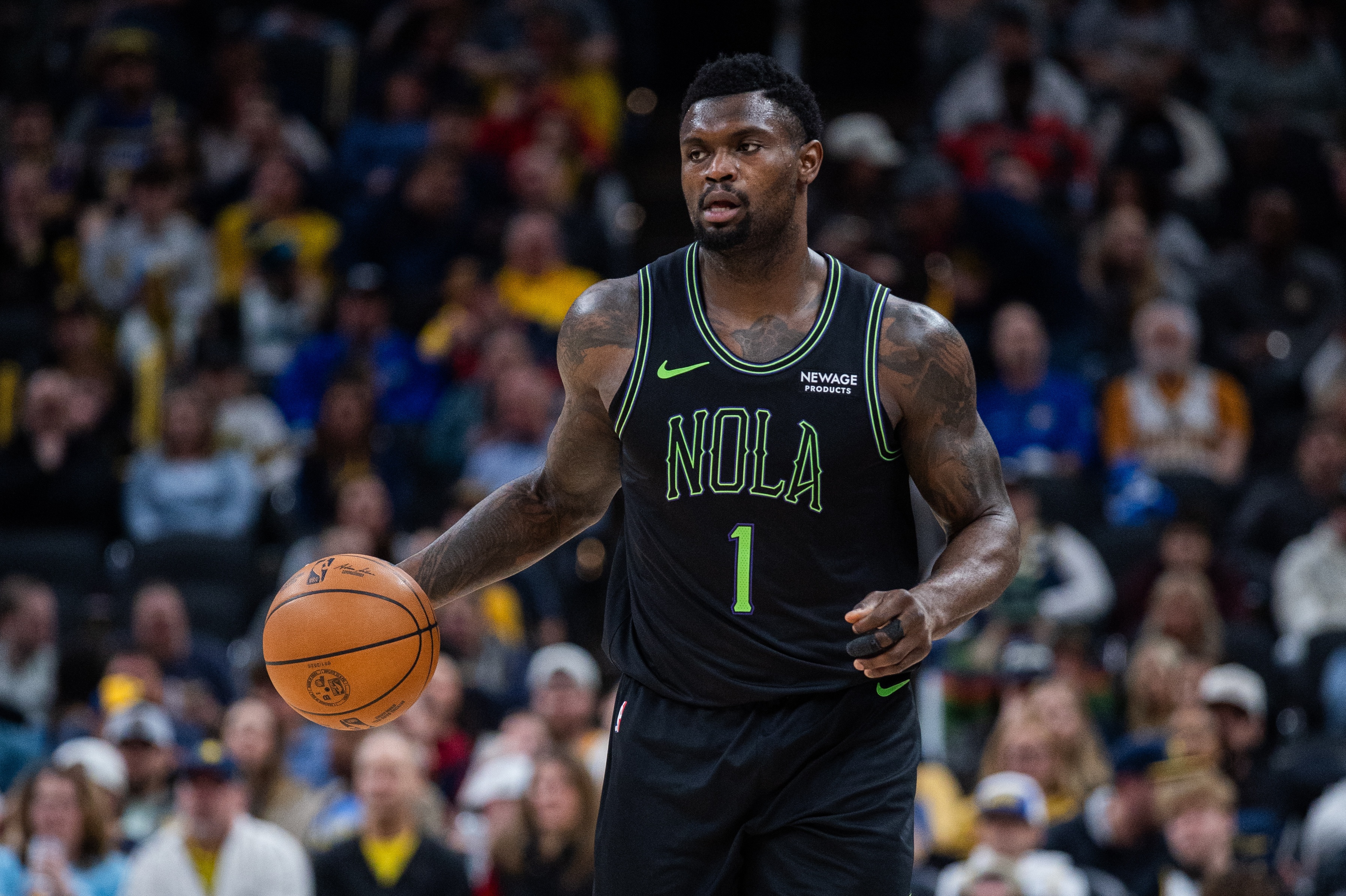 体彩-够强硬！锡安单挑强突文班亚马抛投命中